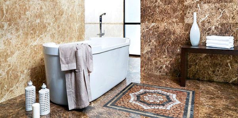 mozaik dogal tas dekorasyon