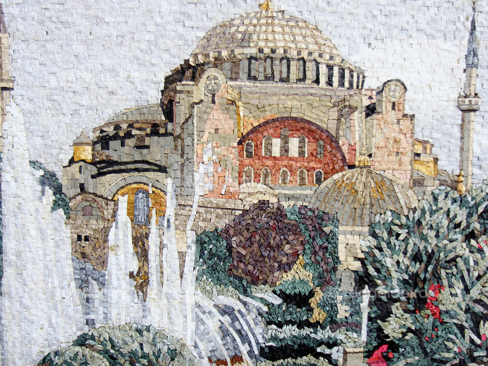 mozaik dogal tas renkleri